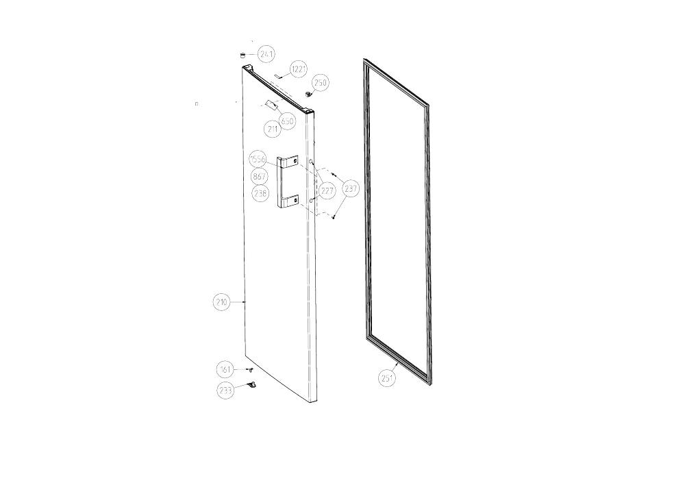 Vue éclatée BEKO RFSM200T30WN 457294944011