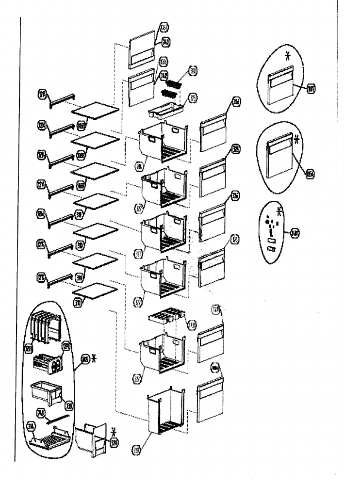 Vue éclatée BEKO FN130420 7284747615