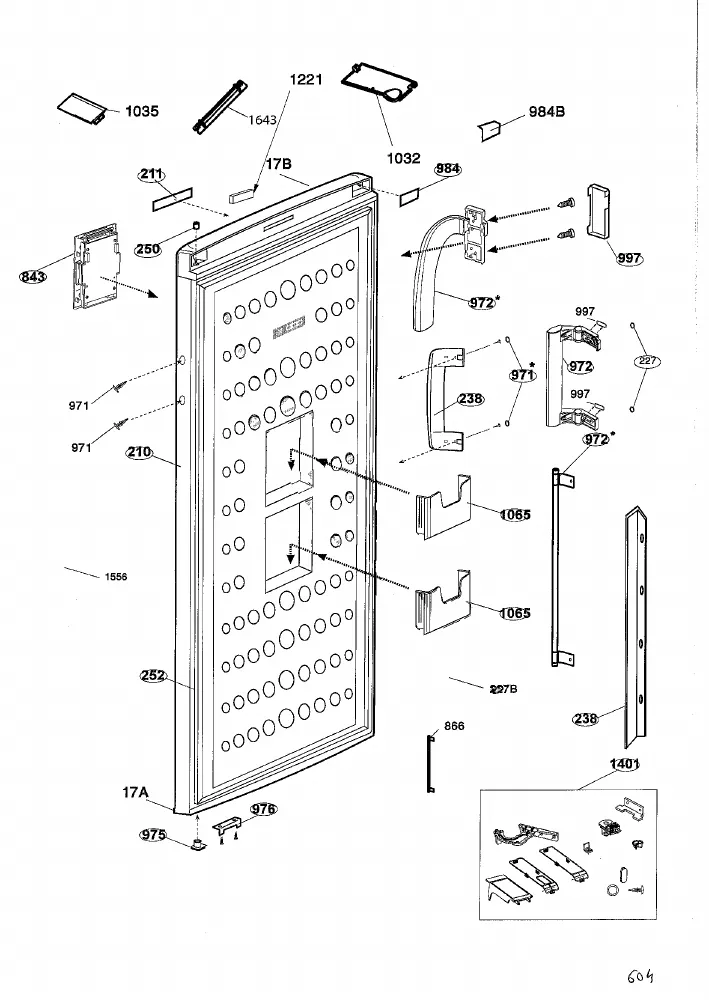 Vue éclatée BEKO FSE27323 7204247616