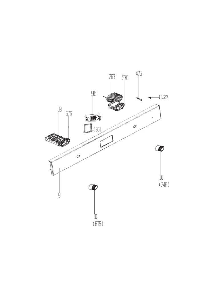 Vue éclatée BEKO BIE25S 7757787616