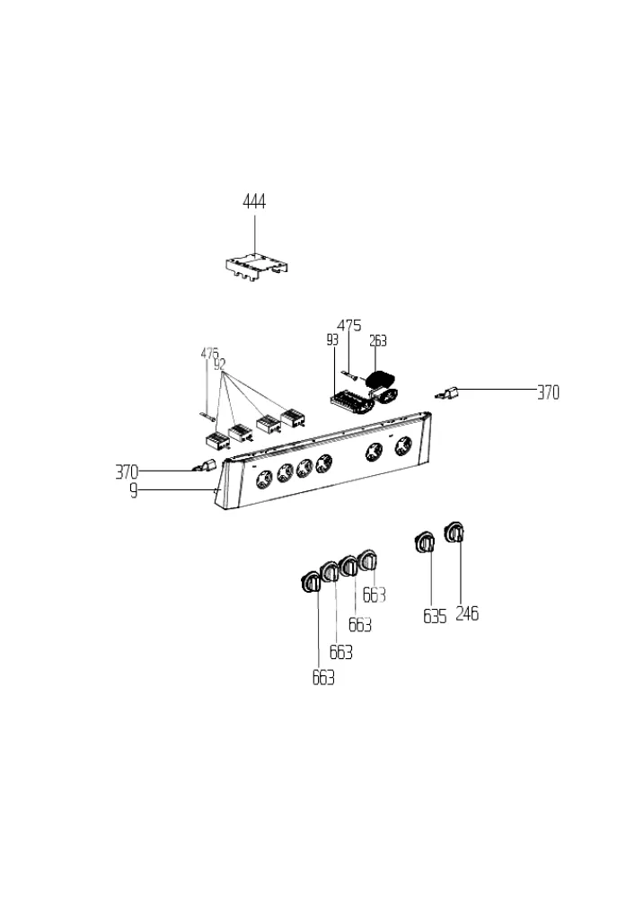 Vue éclatée BEKO CSS56000GW 7786987601