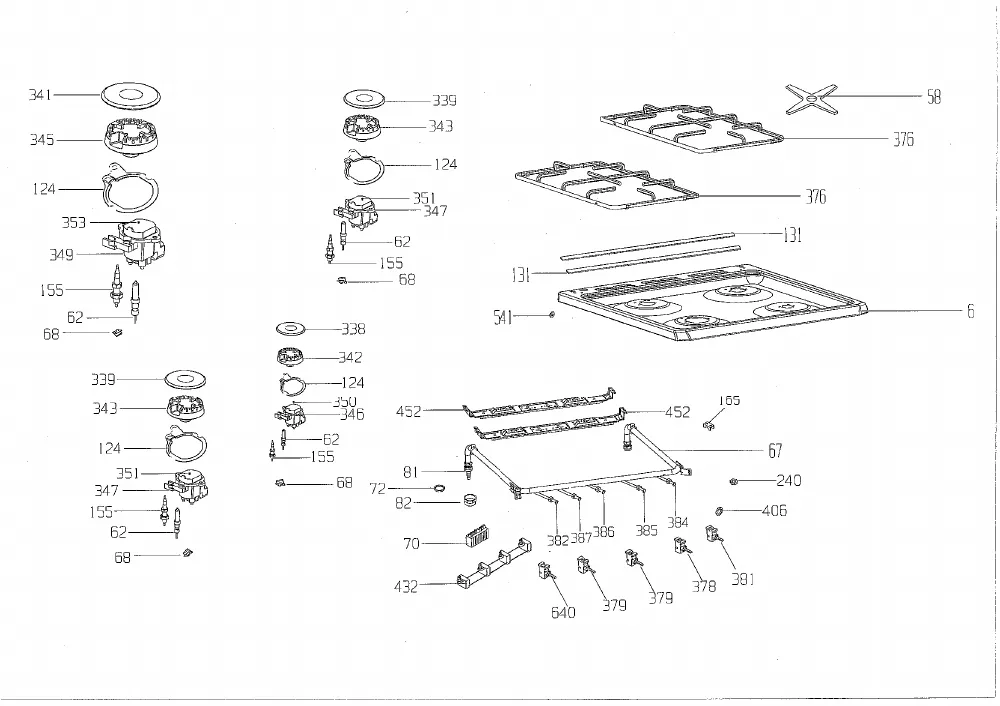 Vue éclatée BEKO CSG62110DS 7737487603