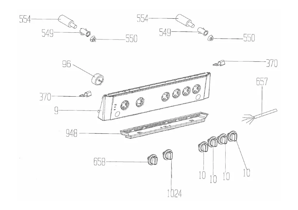 Vue éclatée BEKO CSG62110DW 7737487602