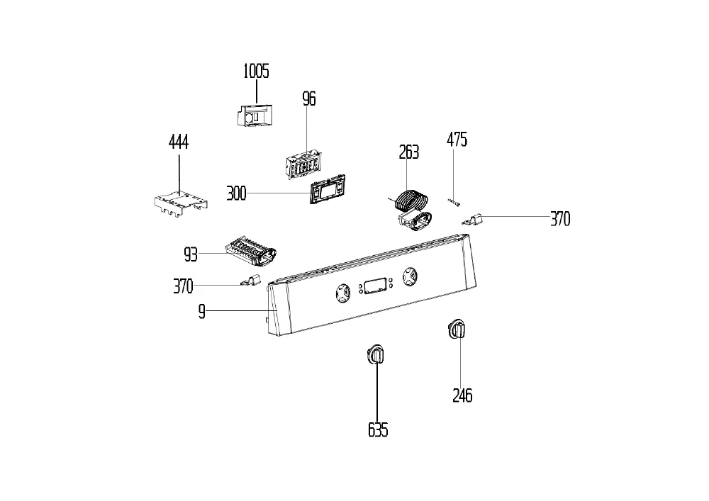 Vue éclatée BEKO CSE69301GA 7752087611