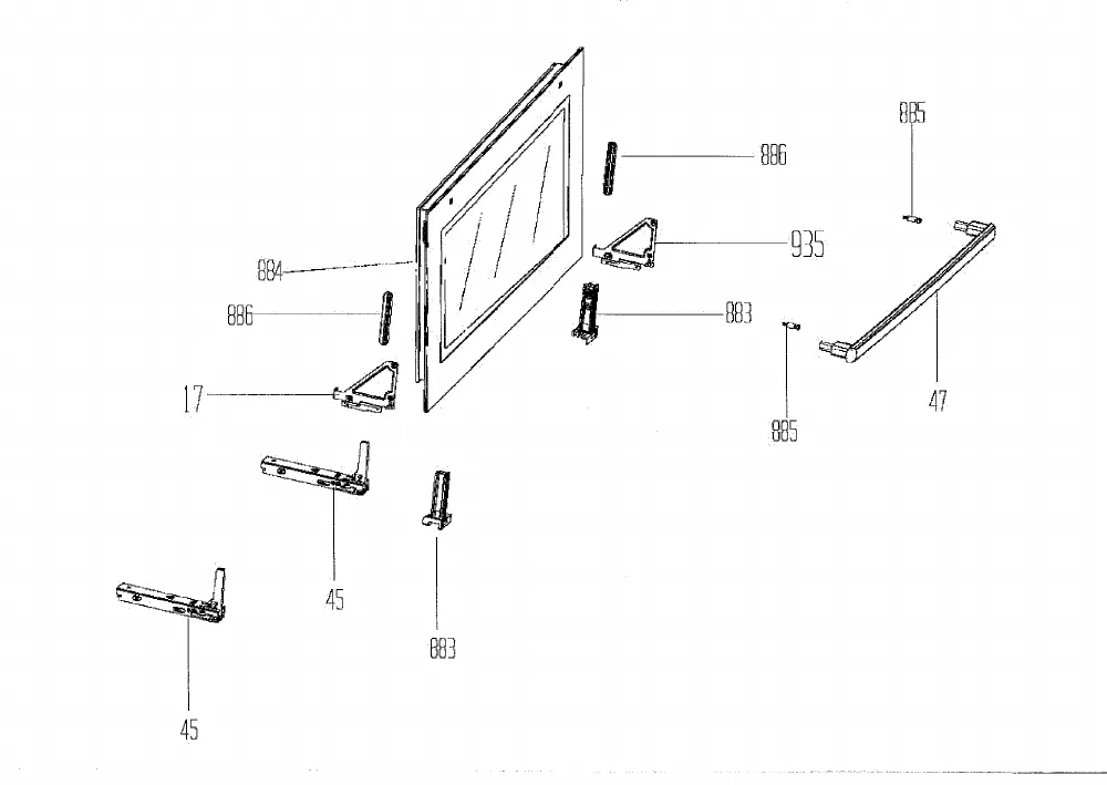 Vue éclatée BEKO CDF63110DA 7717187603
