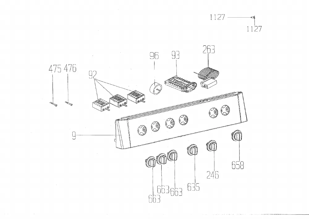 Vue éclatée BEKO CSS48100GW 7715288306