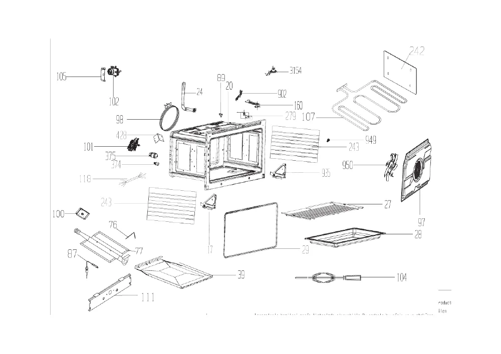Vue éclatée BEKO GG15120DX 7721887610