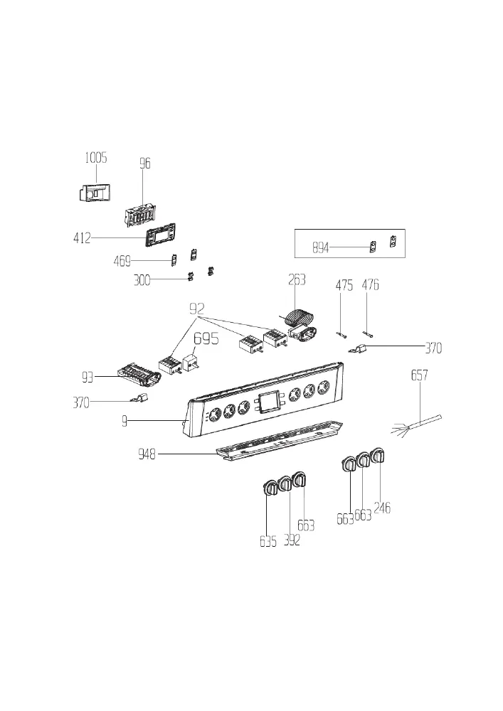 Vue éclatée BEKO CSE67300GX 7786587601