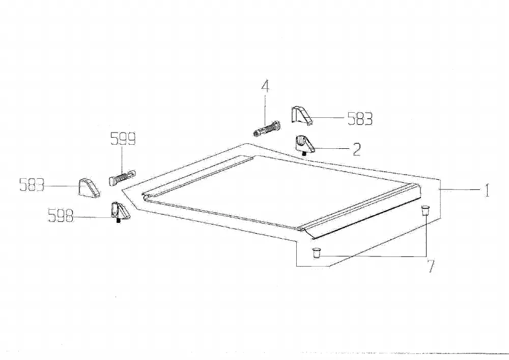 Vue éclatée BEKO CSS63110DS 7786187602