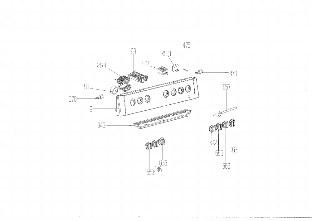 Vue éclatée BEKO CSE67101GW 7785987607