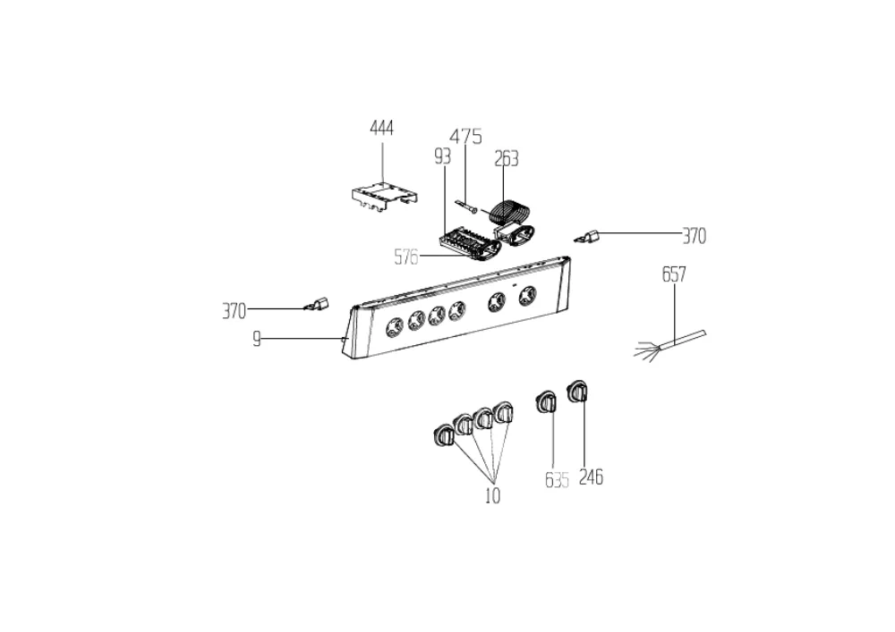 Vue éclatée BEKO CSS52000DX 7787187605