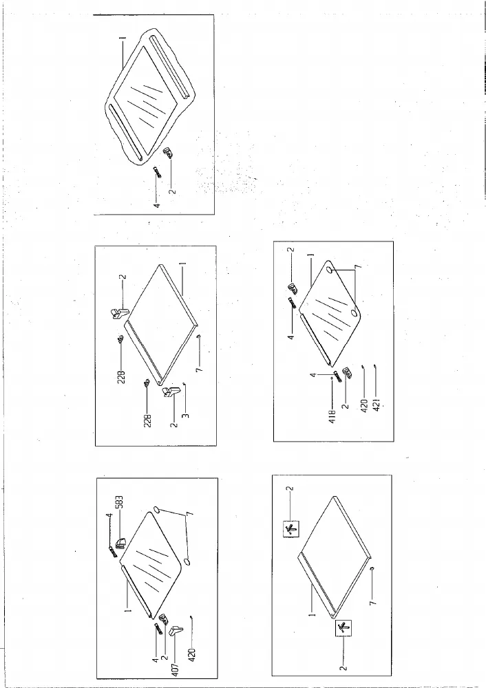 Vue éclatée BEKO CG51006G 7711787611