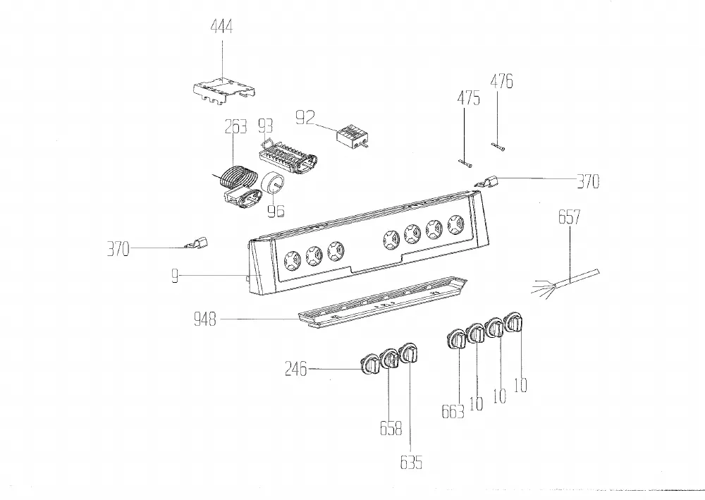 Vue éclatée BEKO CSE63110DW 7786187604