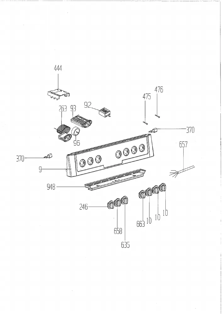 Vue éclatée BEKO CSE63110DX 7786187605