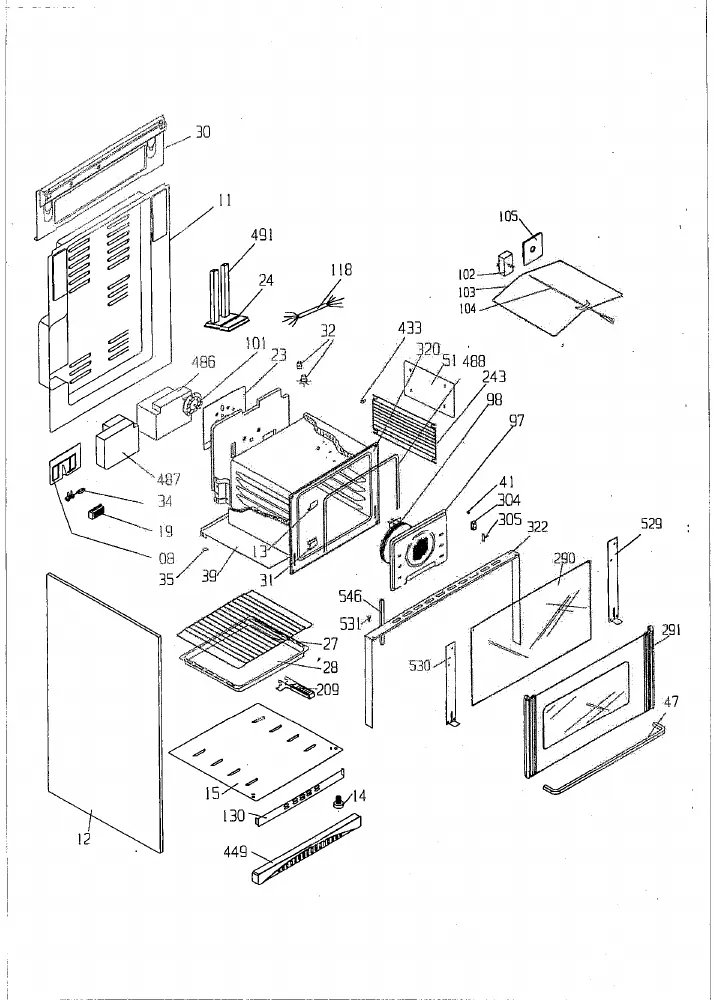 Vue éclatée BEKO BFD5656C 7714787600