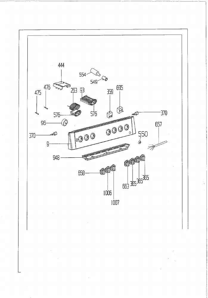 Vue éclatée BEKO CDF63110DW 7717187602
