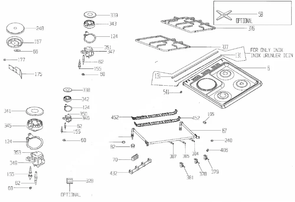 Vue éclatée BEKO CDF63111DW 7717187605