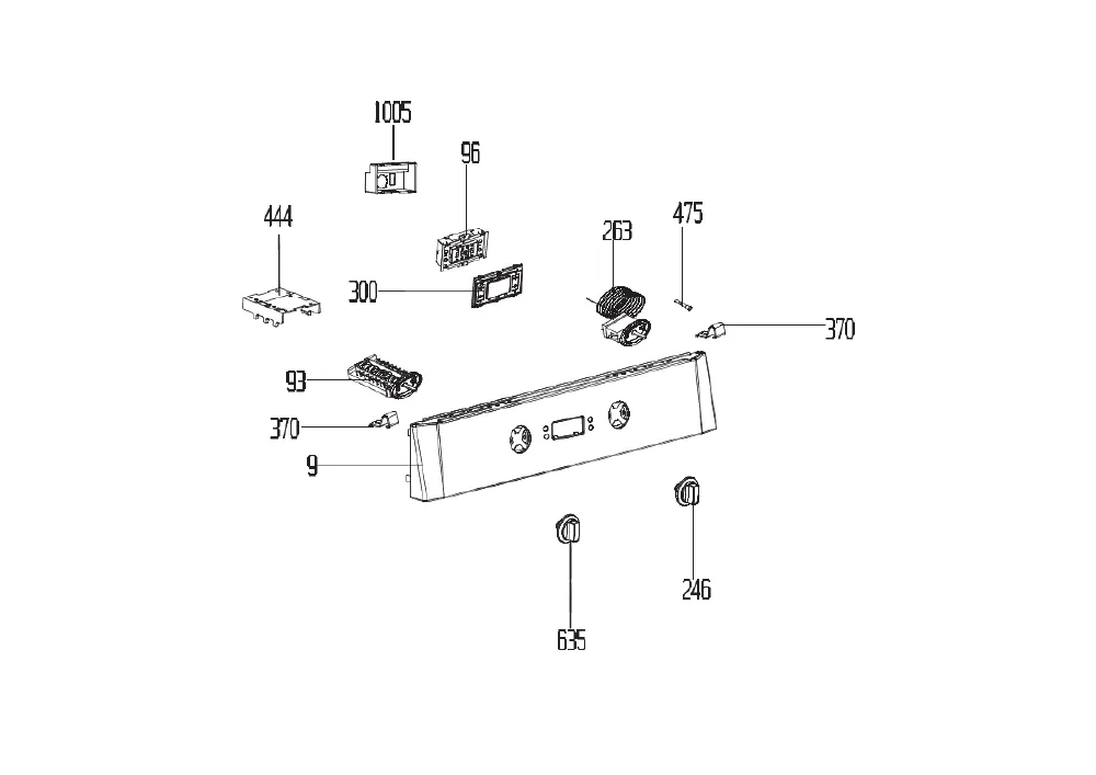 Vue éclatée BEKO CSE69301GW 7752087610