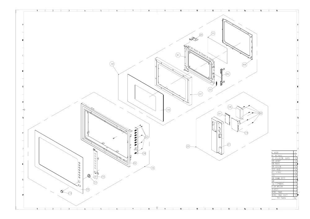 Vue éclatée BEKO MGB25333X 8849973200