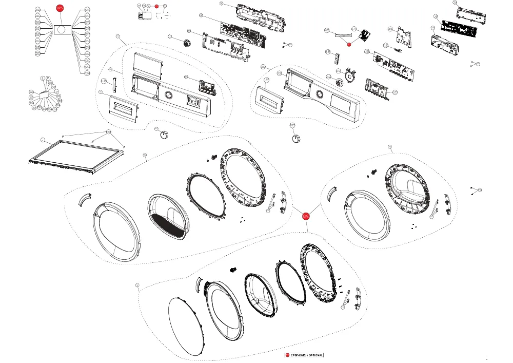 Vue éclatée BEKO SLCS09W3 7187842930