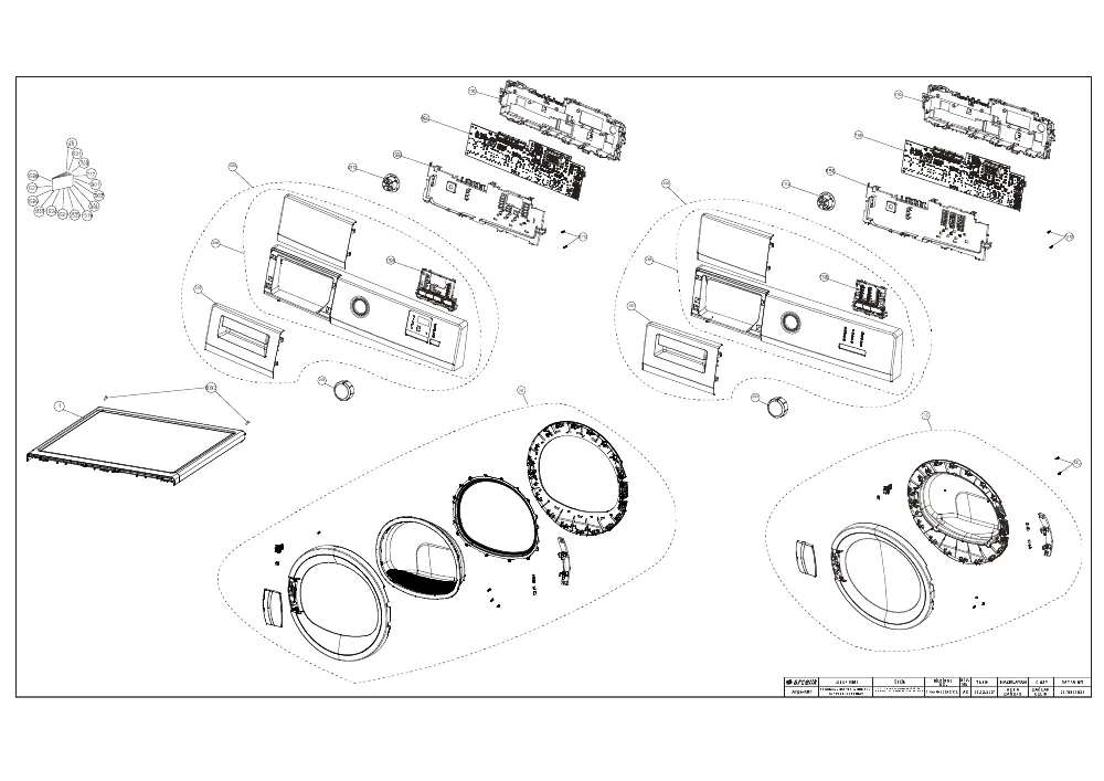 Vue éclatée BEKO SLP90AVW0 7188235750