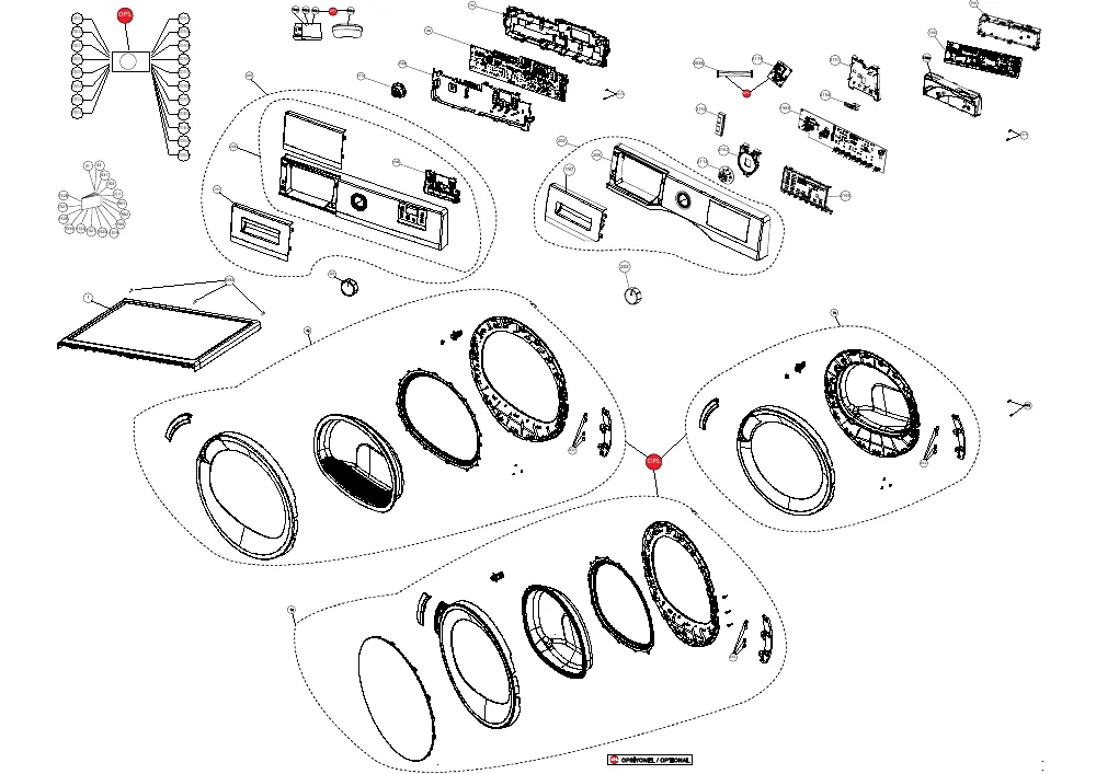 Vue éclatée BEKO DB7111PA0W 7182482060
