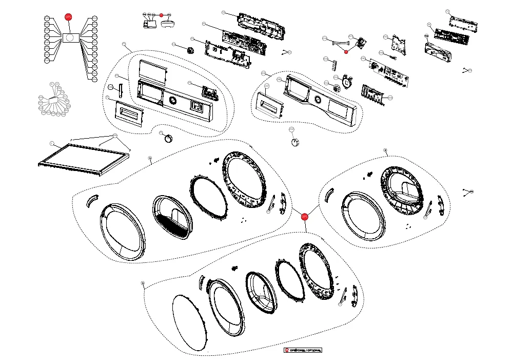 Vue éclatée BEKO DH8512CA0W 7188235440