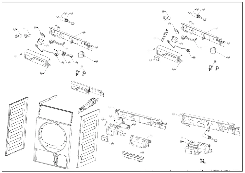 Vue éclatée BEKO DCB7114GA0W 7182483140