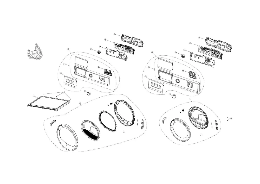 Vue éclatée BEKO SLC08W2 7182482510