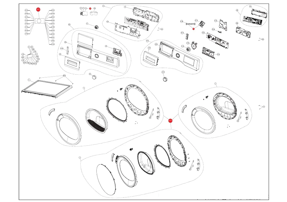 Vue éclatée BEKO DH10412CX0S 7188236490