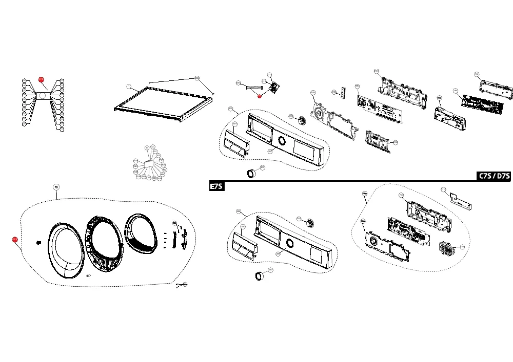 Vue éclatée BEKO D3H19302W 7188237920