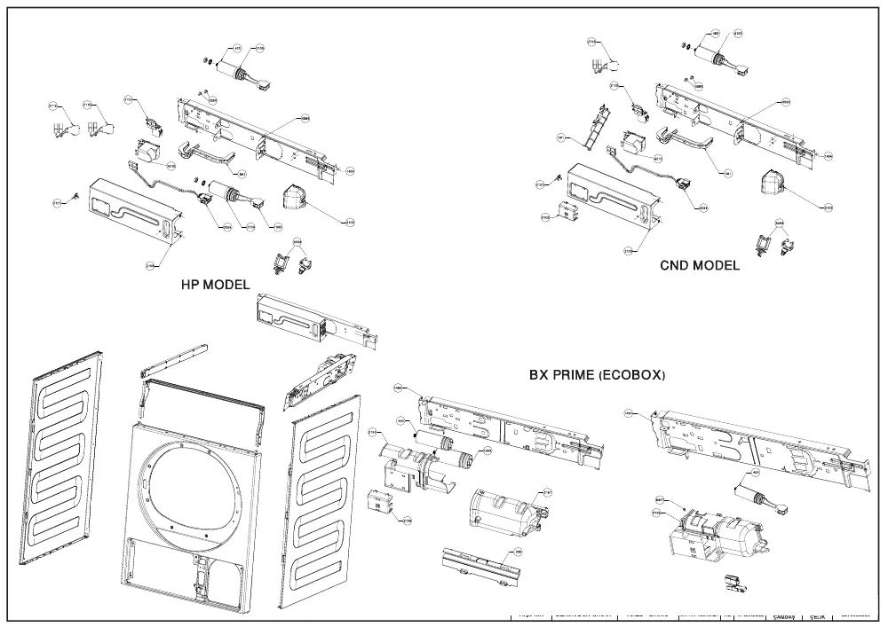 Vue éclatée BEKO DH11412CX0W 7188287320