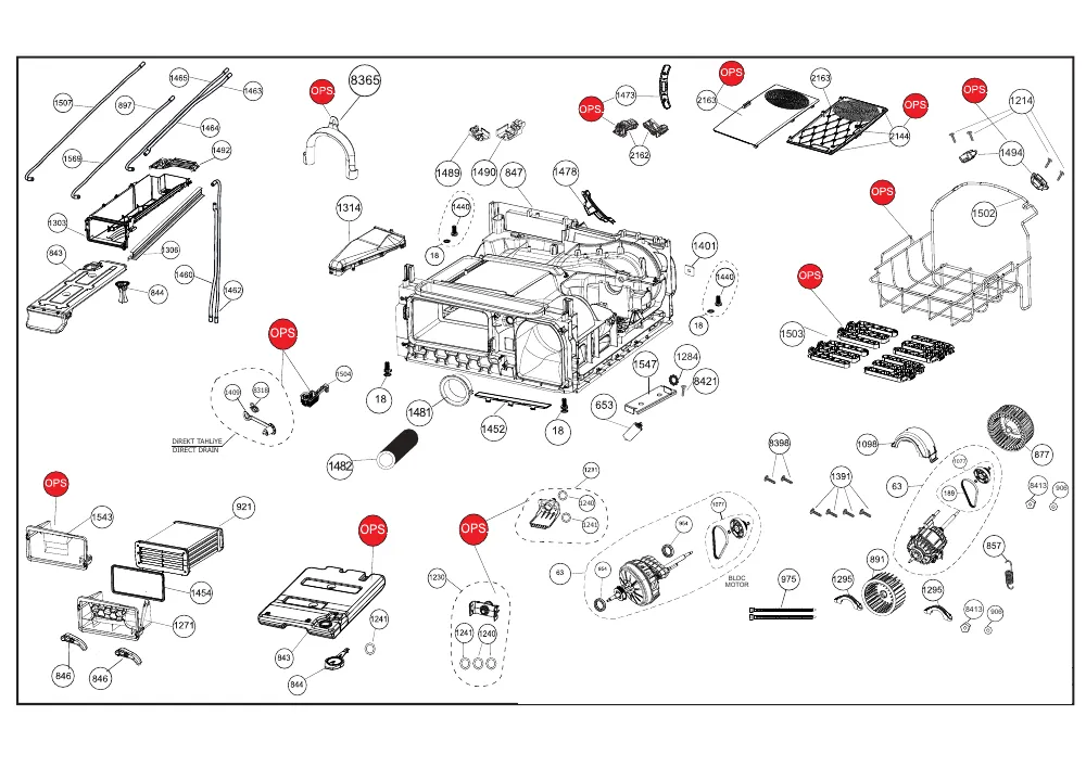 Vue éclatée BEKO SLC07A1 7182541560