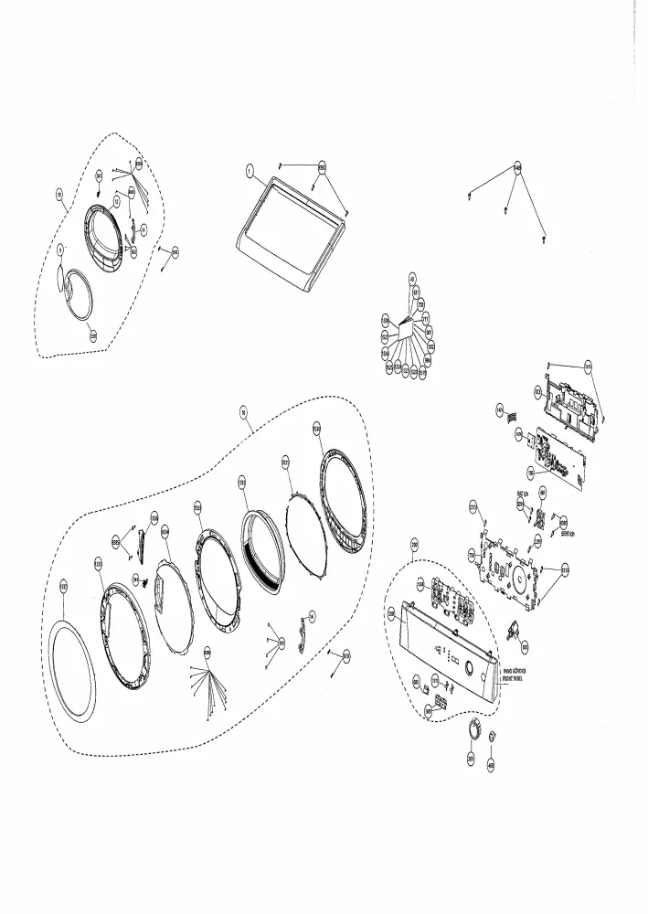 Vue éclatée BEKO DC7230B 7182541300