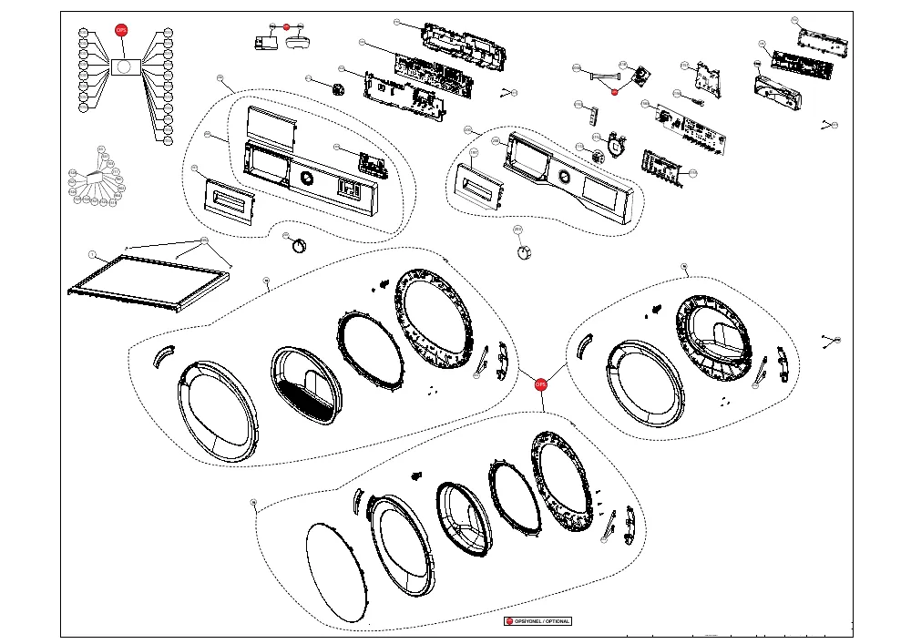 Vue éclatée BEKO SLC09W2 7187842850