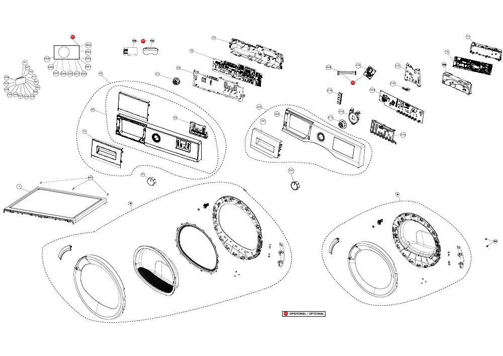 Vue éclatée BEKO DCB816A 7182541540