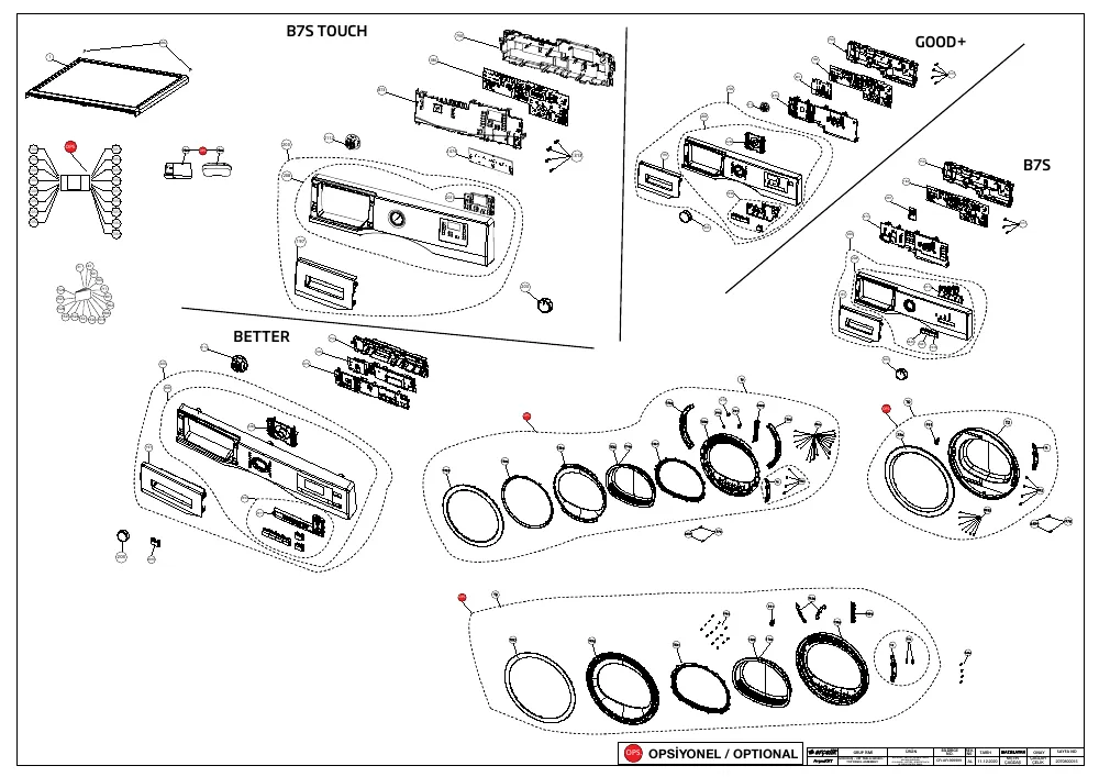 Vue éclatée BEKO CDY8105 7187842740