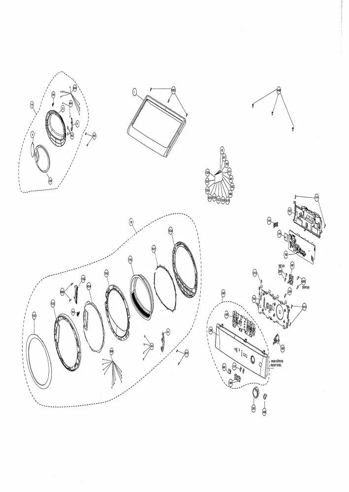 Vue éclatée BEKO DC713 7187681500