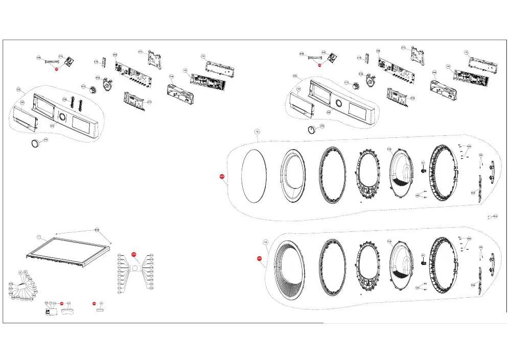 Vue éclatée BEKO B5T4102409W 7188287570