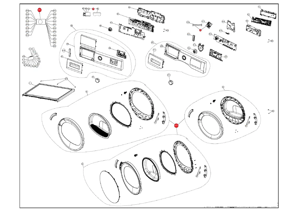 Vue éclatée BEKO DH7512CA0W 7188301760