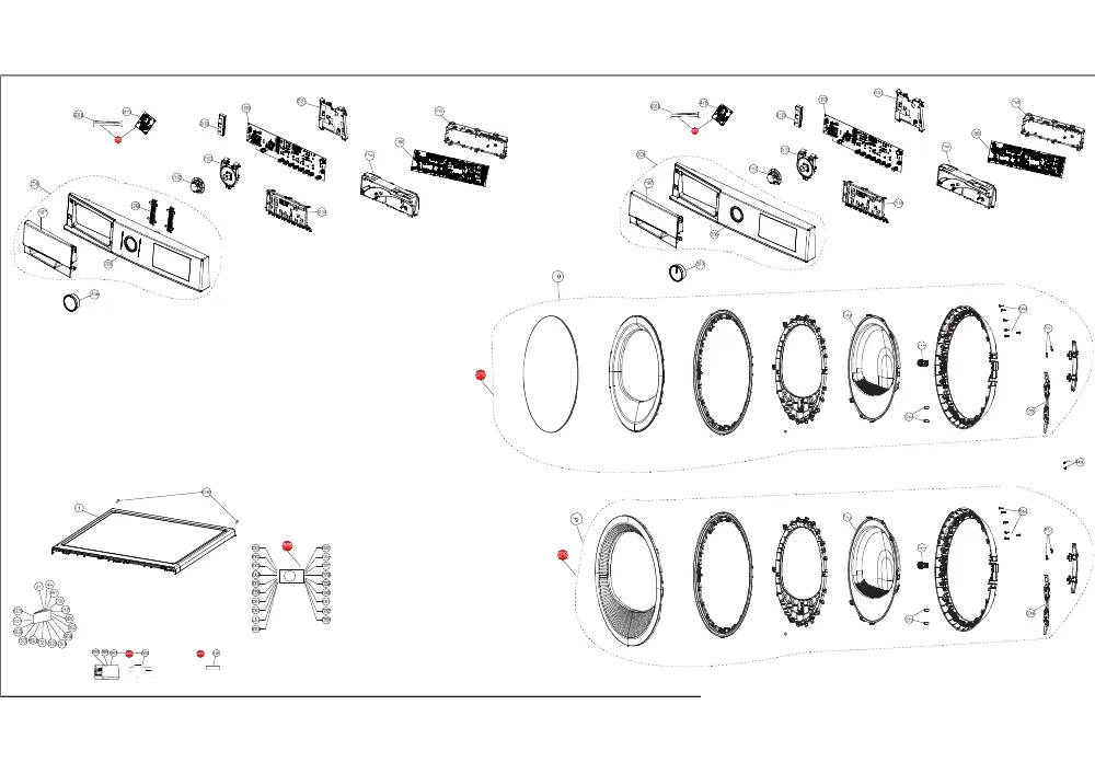 Vue éclatée BEKO B3T49233W 7188236370