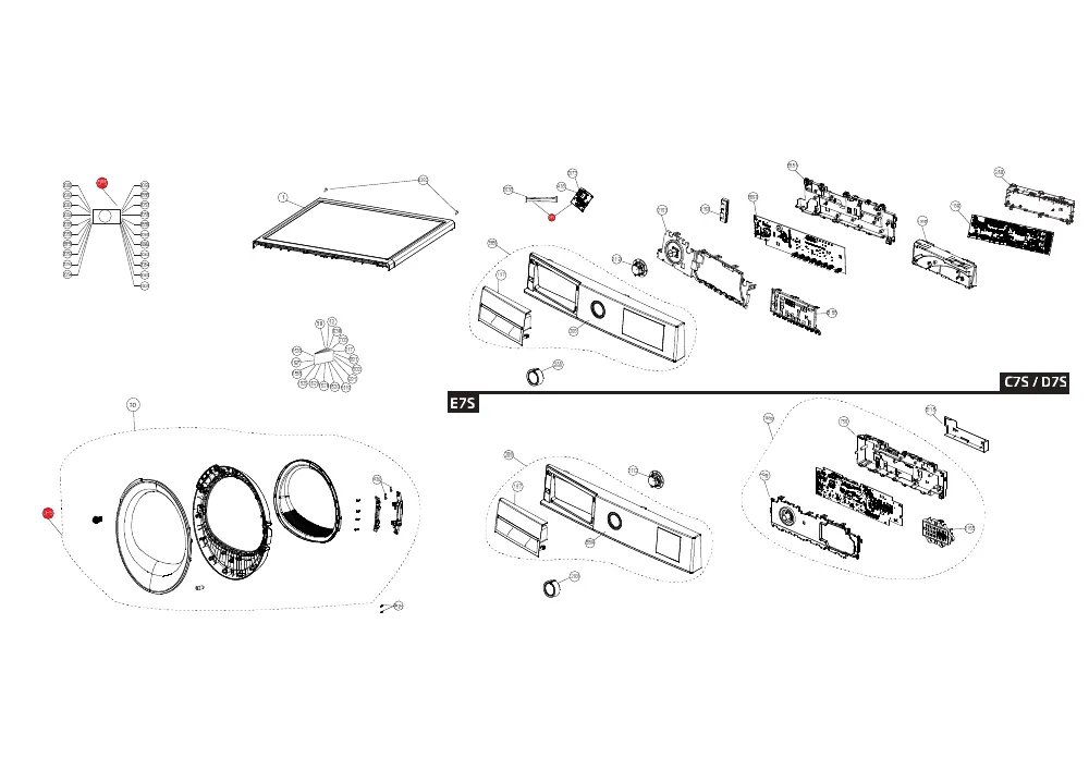 Vue éclatée BEKO SLFT11012 7188238660