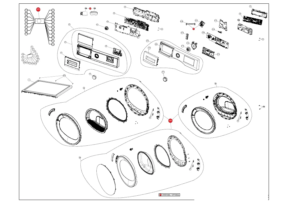 Vue éclatée BEKO SLC10W2 7187841110