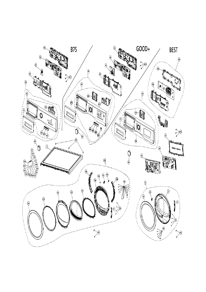 Vue éclatée BEKO DS8333GA0W 7188233220