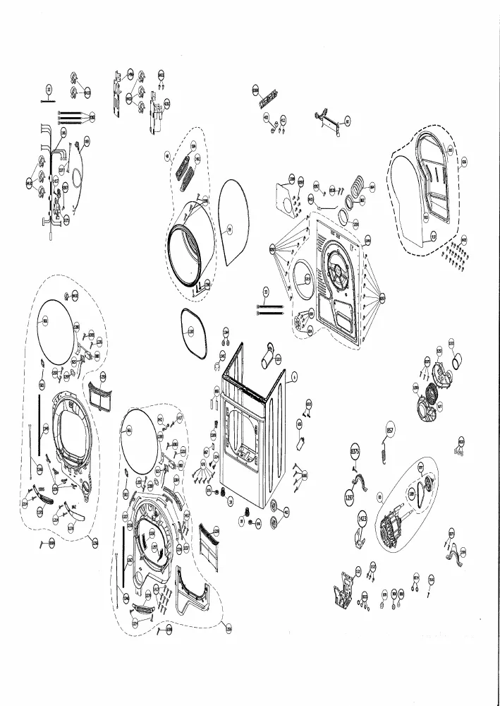 Vue éclatée BEKO DV8220X 7186481400