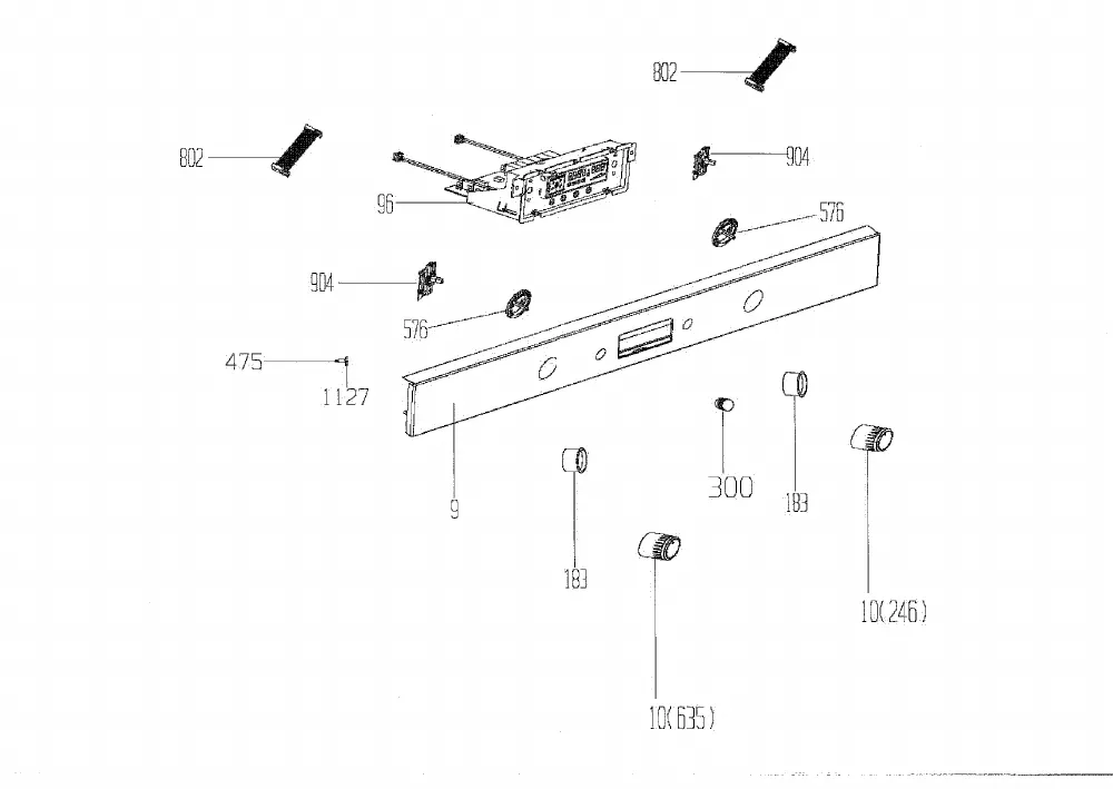 Vue éclatée BEKO OIM26501X 7757887625