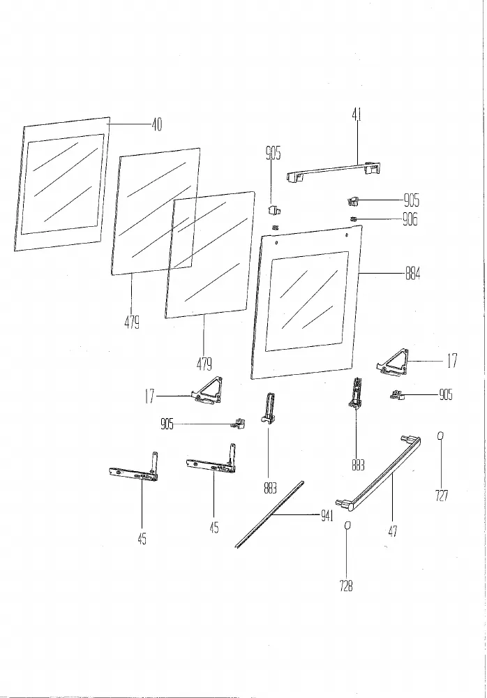 Vue éclatée BEKO OIE24501WP 7759687638