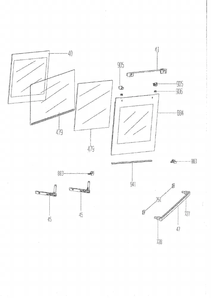 Vue éclatée BEKO OIE226XP 7757787603
