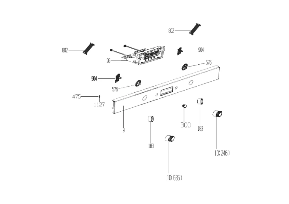 Vue éclatée BEKO OIE2N500XP 7757782904