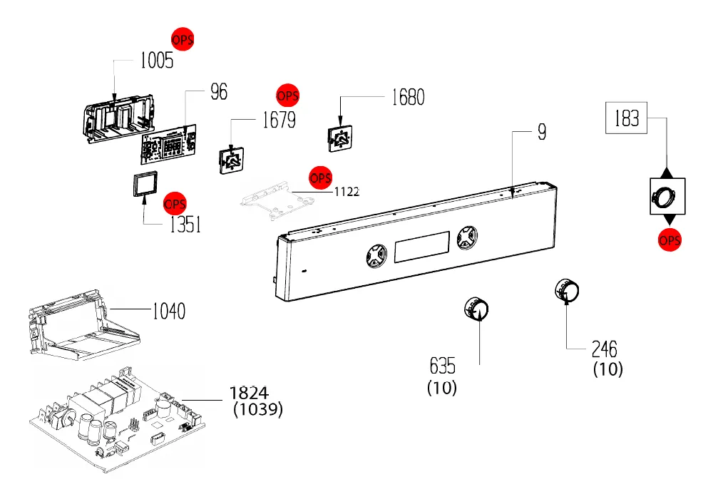 Vue éclatée BEKO BBIE11300XFP 7739182926